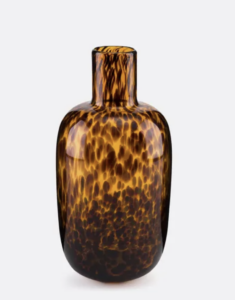 Amber glass vase, 30cm high, Fauvita - Multicolored - One size